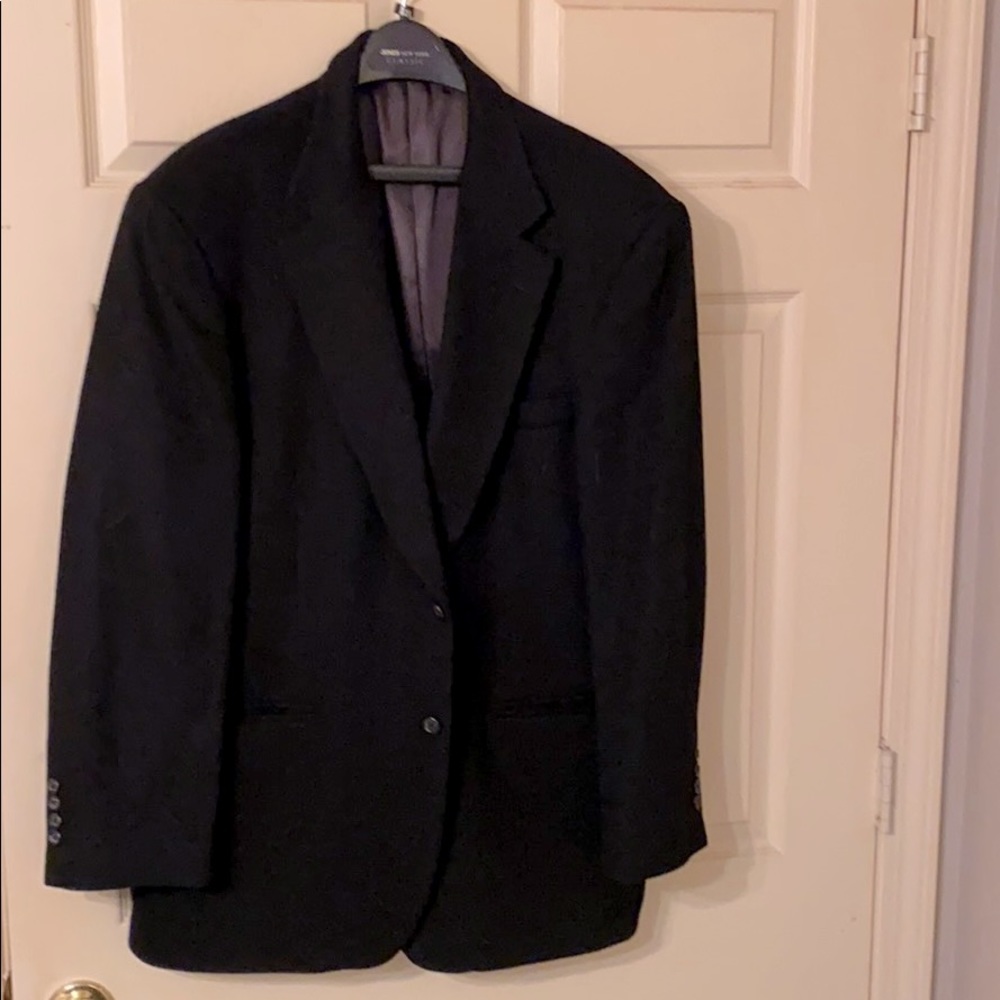 Black Camel Hair Blazer 42 R